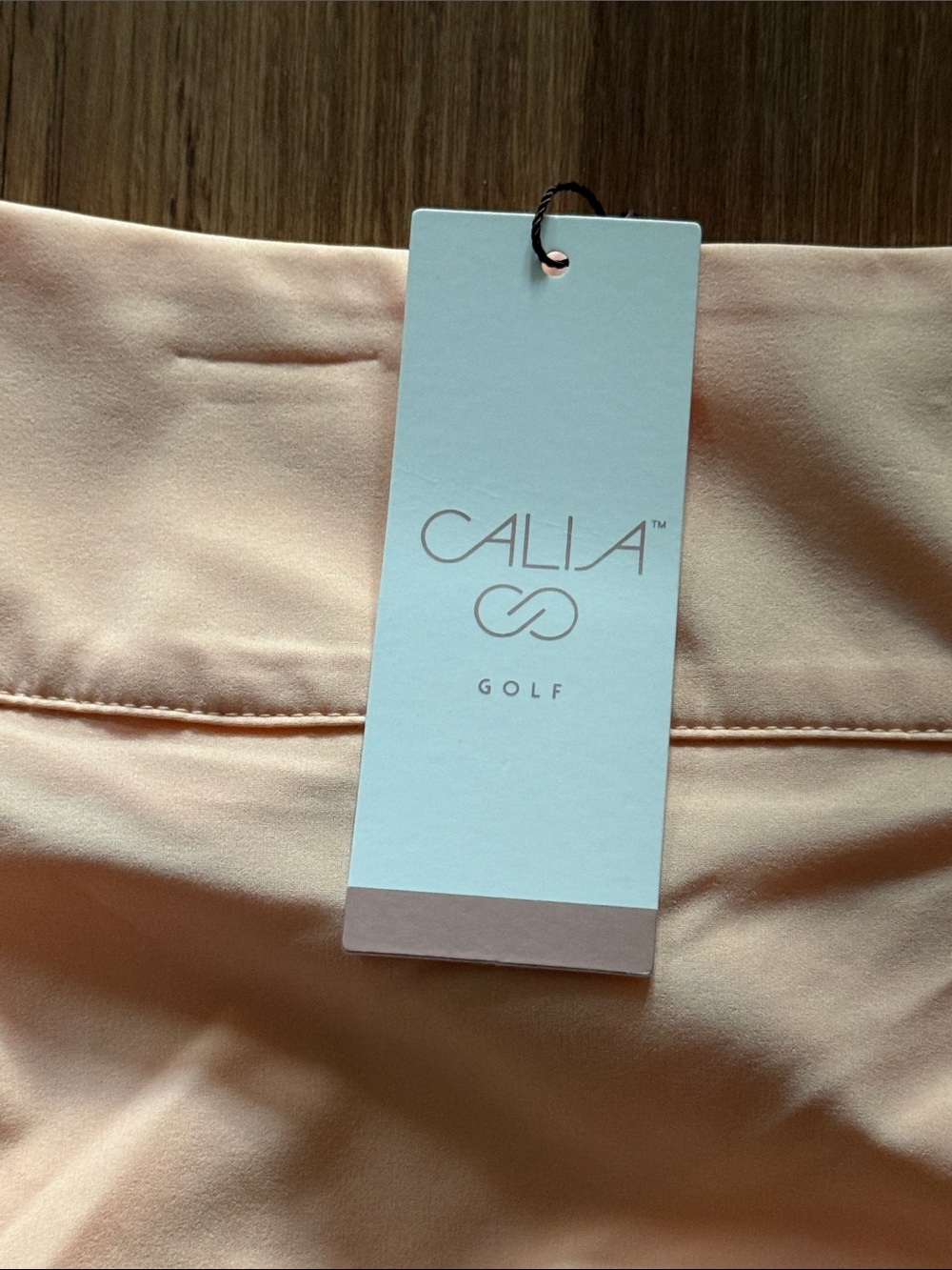 2 Pack Calia Peach Skort with White Double Hem Stripes - Picture 3 of 8